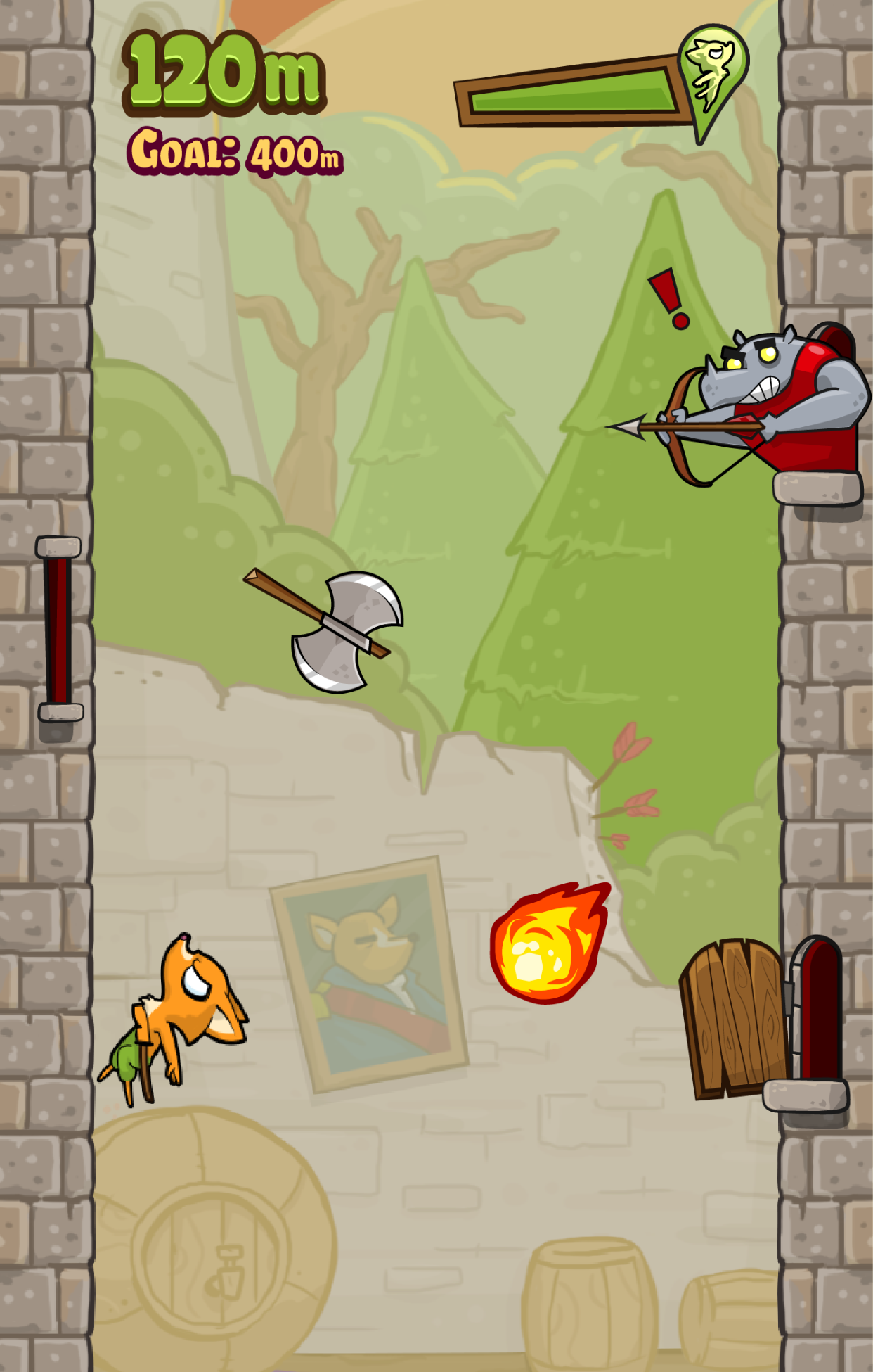 Castle Dash, game screenshot