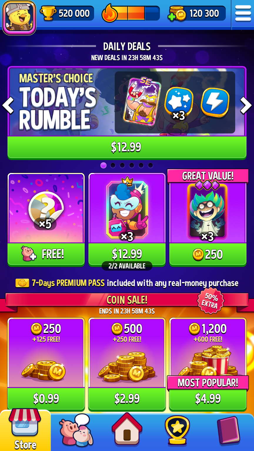 Store Screen