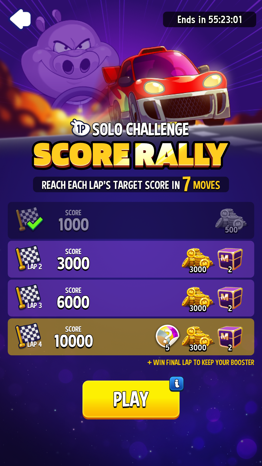 Solo mode: Score Rally